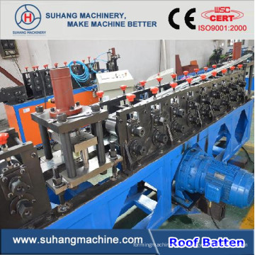 Hochwertige Best Selling Roof Batten / Traversen Roll Forming Machine Wuxi Machinery Factory